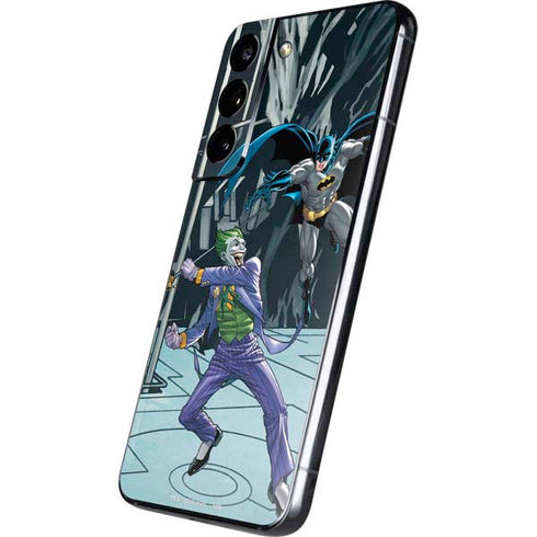 DC Comics The Joker vs Batman Art Galaxy S22 Skin